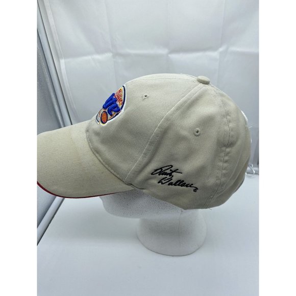 Rusty Wallace 2 Miller Lite Nascar Baseball Hat Cap Strapback Tan Beige Khaki - Picture 5 of 14